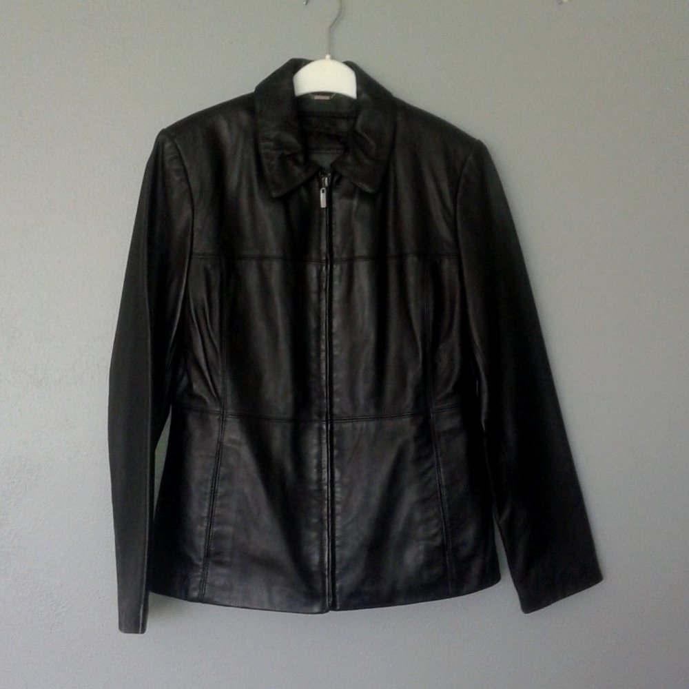 Buttery soft Leather Jacket sz small (6-8)